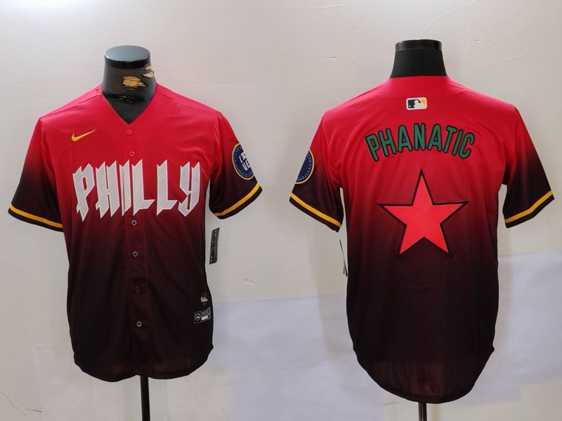 Men Philadelphia Phillies Blank Red Game 2024 Nike MLB Jersey style 9124